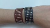 Pulseira com Tachinhas  PRETA