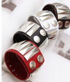 Pulseira Tachas Grandes VERMELHA