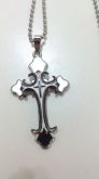 Colar com Pingente de Crucifixo - UNISSEX - Aço Inoxidável