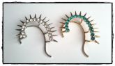 Ear Cuff de Spikes - PRATEADA