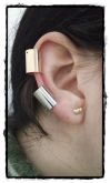 Ear Cuff Placa Metálica