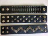 Pulseiras com Tachas de Metal